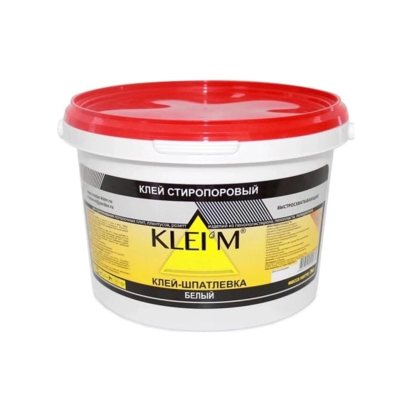 Стиропоровый клей-шпатлевка Master Klein Kleim 3,0 л 11603256