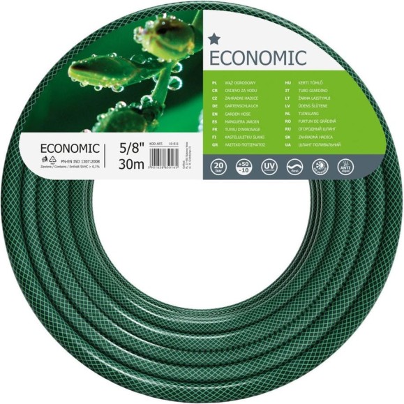 Садовый шланг Cellfast ECONOMIC 5/8'', 30 м 10-011 Садовый шланг Cellfast ECONOMIC 5/8'', 30 м 10-011