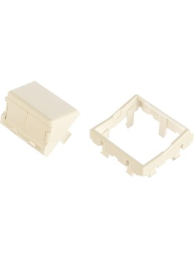 Лицевая панель PANDUIT CFPFS2SAW для 2- мод. Mini-Com, 45х45мм 29432