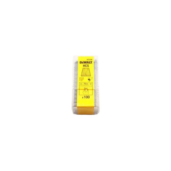 Пилки по дереву HCS (100х68 мм, шаг 4.0, пропил 60 мм, T144D, 100 шт.) DEWALT DT2186
