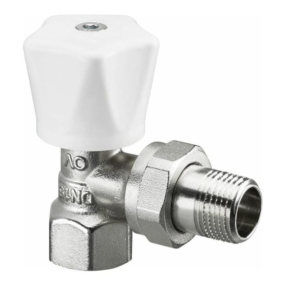 Вентиль Oventrop серия HR, с ручным приводом, угловой, DN-15, 1/2", ВН, PN 1190504