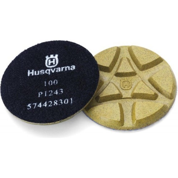 Диск полировальный P1243 (75 мм) для шлифовальных машин Husqvarna Construction 5744283-01 Диск полировальный P1243 (75 мм) для шлифовальных машин Husqvarna Construction 5744283-01