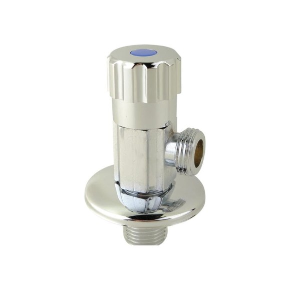 Угловой кран Veragio SBORTIS 1/2 с отражателем, хром VR.SBR-8223.CR