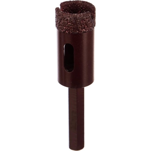 Коронка алмазная вакуумная по камню D20-10W-35L-Ш8 (20х35 мм; хвостовик HEX8 мм) MESSER 06-36-020