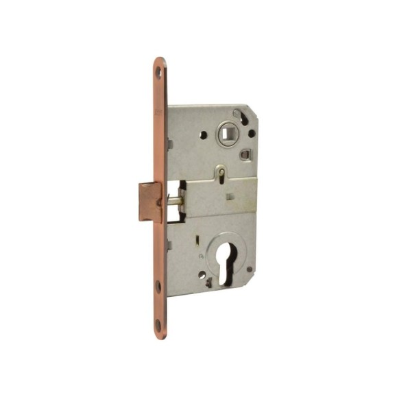 Корпус замка НОРА-М М25-85 мм ст.медь, под цилиндр 9625