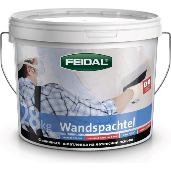 Финишная шпатлевка Wandspachtel 15 кг Feidal 20223