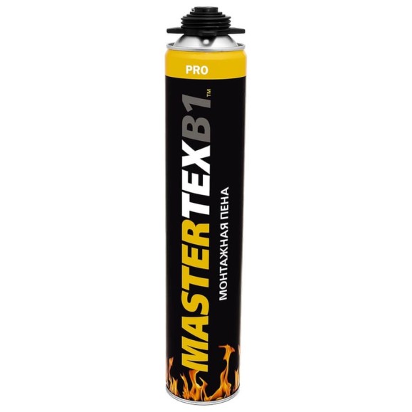 Пистолетная пена MASTERTEKS MASTERTEX B1 PRO огнеупорная 750 МЛ 12 53452