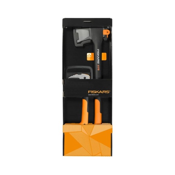 Набор: топор Fiskars X17+ багор малый ХА24 129038