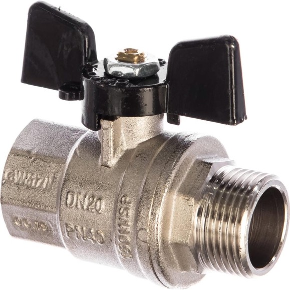 Шаровый кран Bugatti OREGON 3/4" в/н бант артикул 3070065 ИС.081015