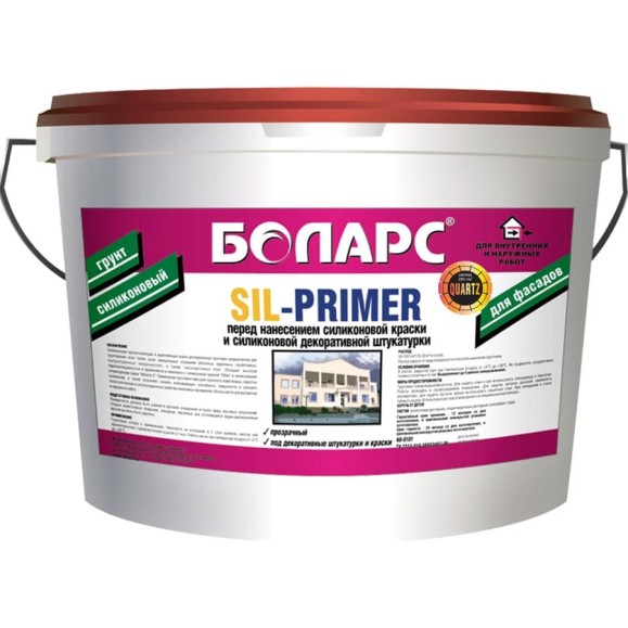 Грунт БОЛАРС SIL-PRIMER QUARZ 2100, 7 кг 00000011077 Грунт БОЛАРС SIL-PRIMER QUARZ 2100, 7 кг 00000011077