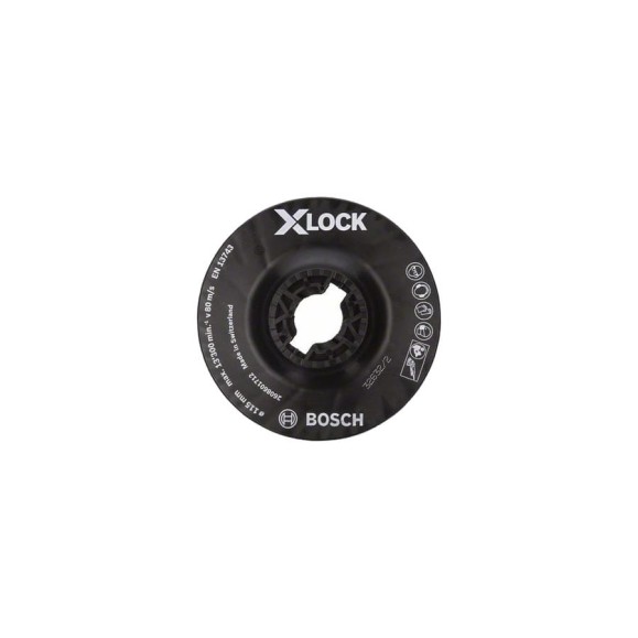 Тарелка опорная средняя X-LOCK с зажимом (115 мм) Bosch 2608601712 Тарелка опорная средняя X-LOCK с зажимом (115 мм) Bosch 2608601712