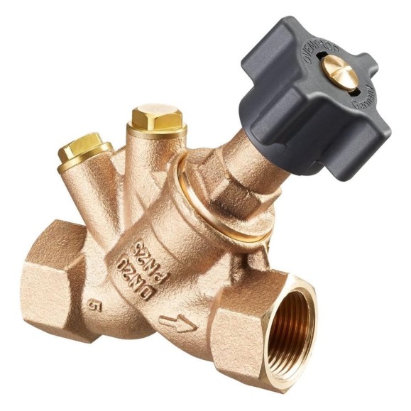 Запорный вентиль Oventrop Hydrocontrol ATR, без преднастройки, DN-20, 3/4", ВВ, PN 1067506