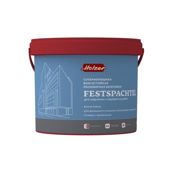 Шпатлевка Festspachtel 4 кг Holzer 2342