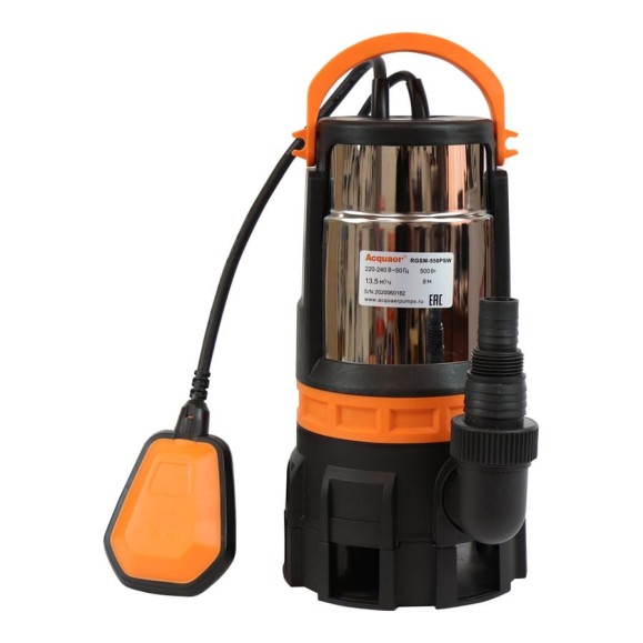 Погружной центробежный насос Acquaer RGSM-550PSW Нерж 7.5.81