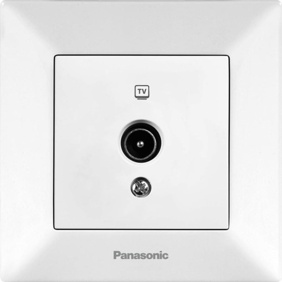 Розетка TV Panasonic Arkedia 54767 проходная 12dB белая WMTC0452-2WH