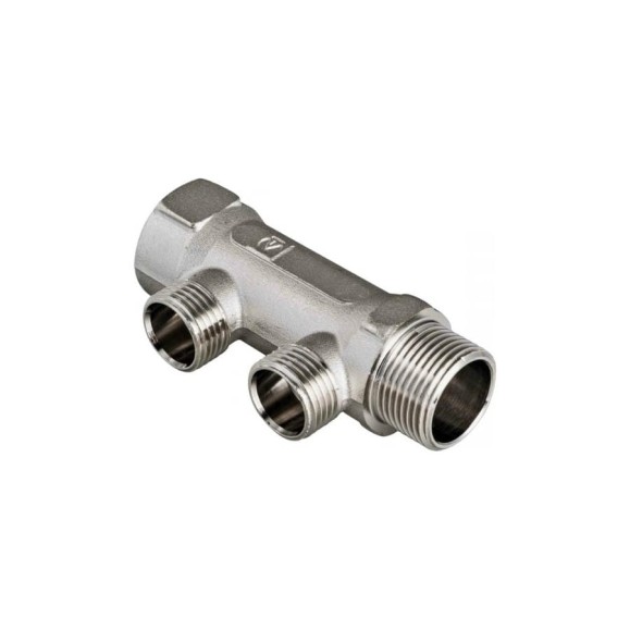 Коллектор, 3/4х2 вых. 1/2 нар. Valtec VTc.500.N.0502 Коллектор, 3/4х2 вых. 1/2 нар. Valtec VTc.500.N.0502