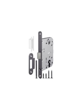 Межкомнатный замок под цилиндр Fuaro PLASTIC P85C-50 GR графит 37501