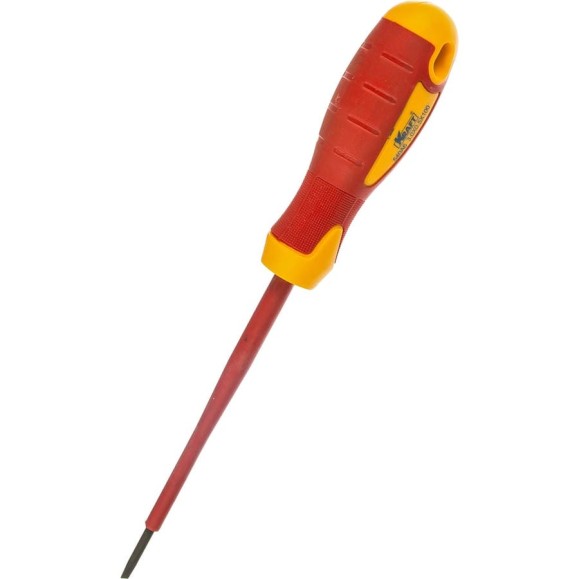 Диэлектрическая шлицевая отвертка 3.0х0.5х100 KRAFT KT 700427 Диэлектрическая шлицевая отвертка 3.0х0.5х100 KRAFT KT 700427