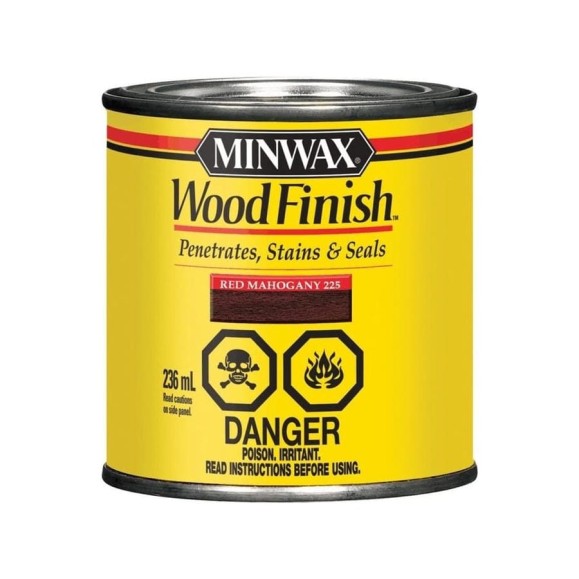 Морилка Minwax WF 225 Красный махагон 237 мл 22250 Морилка Minwax WF 225 Красный махагон 237 мл 22250
