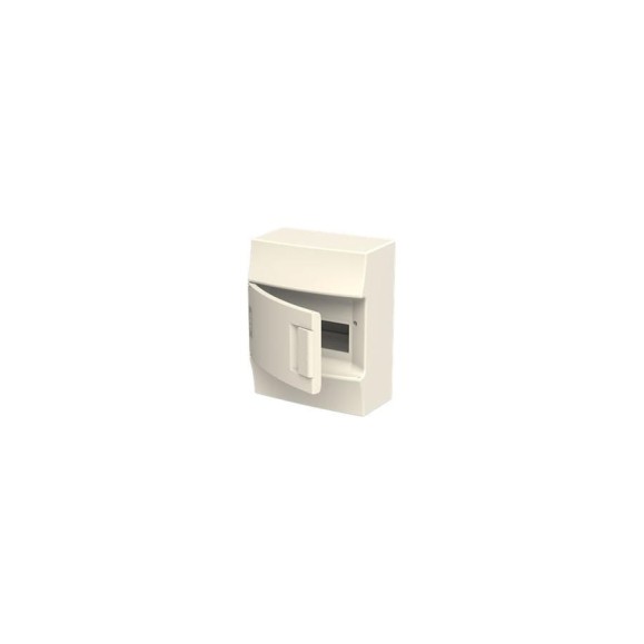 Настенный бокс ABB Mistral41 8М непрозрачная дверь без клемм белый 1SPE007717F0310