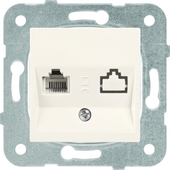 Розетка TF Panasonic МОДУЛЬ Karre Plus 54890 крем WKTT0402-2BG Розетка TF Panasonic МОДУЛЬ Karre Plus 54890 крем WKTT0402-2BG
