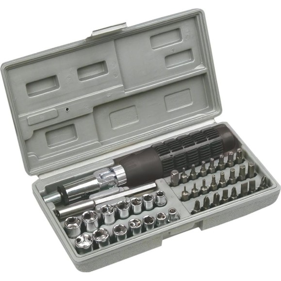 Набор насадок и сменных головок с держателем (40 шт.) Top Tools 39D386