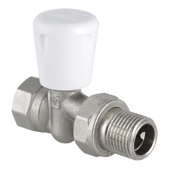 Ручной клапан Valtec для радиатора прямой 1/2" VT.018.N.04