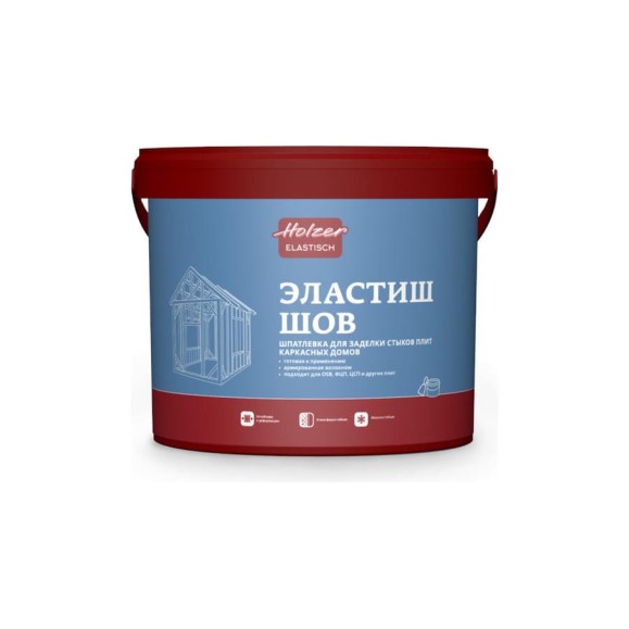 Шпатлевка Эластиш ШОВ 4 кг Holzer 3028
