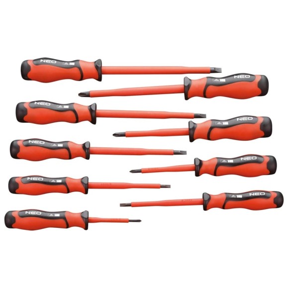 Набор отверток NEO Tools 1000 В, 9 шт. 04-261 Набор отверток NEO Tools 1000 В, 9 шт. 04-261
