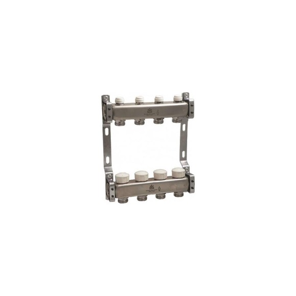 Коллекторный блок для теплого пола и радиаторного отопления 1x3/4EU отв.-9 Gekon GK 75109 Коллекторный блок для теплого пола и радиаторного отопления 1x3/4EU отв.-9 Gekon GK 75109