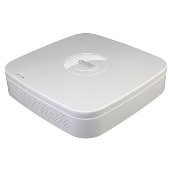 Рекордер GINZZU HD-412 4ch DVR/NVR 1080N, HDMI/VGA/BNC, 2USB, LAN, плст 12549