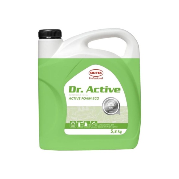 Автошампунь Sintec Dr.Activ Active Foam Eco 5.8 кг для бесконтактной мойки Обнинскоргсинтез 801724