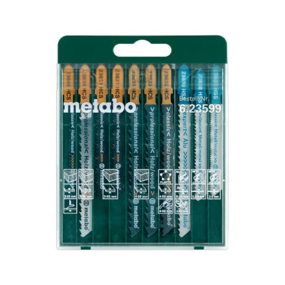 Набор 10 пилок Metabo 623599000