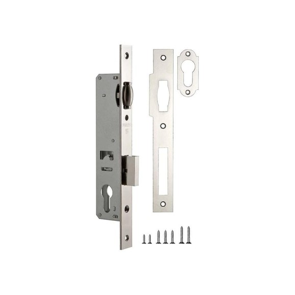Корпус узкопрофильного замка с роликовой защелкой Fuaro 155-25 CP хром 27555