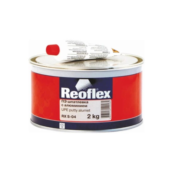 Шпатлевка с алюминием Reoflex Alumet 2 кг RX S-04/2000 Шпатлевка с алюминием Reoflex Alumet 2 кг RX S-04/2000