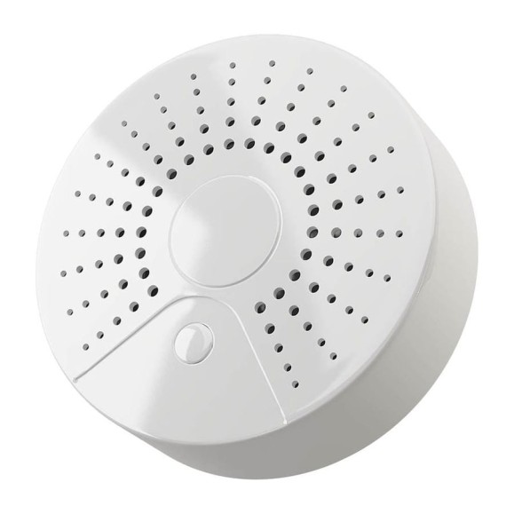 Умный датчик дыма HIPER IoT S1, Wi-Fi 2.4 ГГц, 105 дБ, CR2х2, 100-110 мА, HI-S01