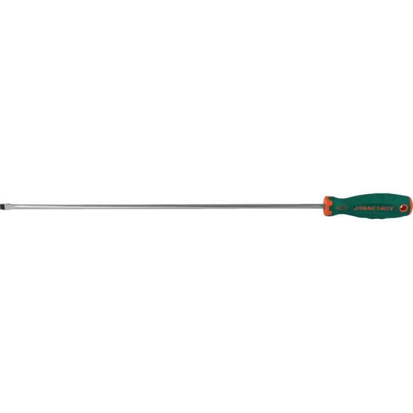 Стержневая шлицевая отвертка Jonnesway Anti-Slip Grip SL8.0х400 мм 46138 D71S8400 Стержневая шлицевая отвертка Jonnesway Anti-Slip Grip SL8.0х400 мм 46138 D71S8400