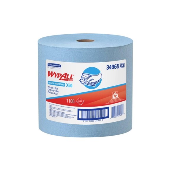 Протирочные салфетки WYPALL большой рулон, синий X60 34965 Протирочные салфетки WYPALL большой рулон, синий X60 34965