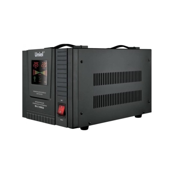 Релейный однофазный напольный стабилизатор напряжения Uniel RS-1/1500LS 9498