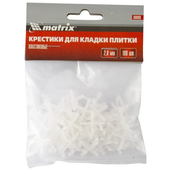 Крестики (100 шт; 2 мм) для кладки плитки MATRIX 88086