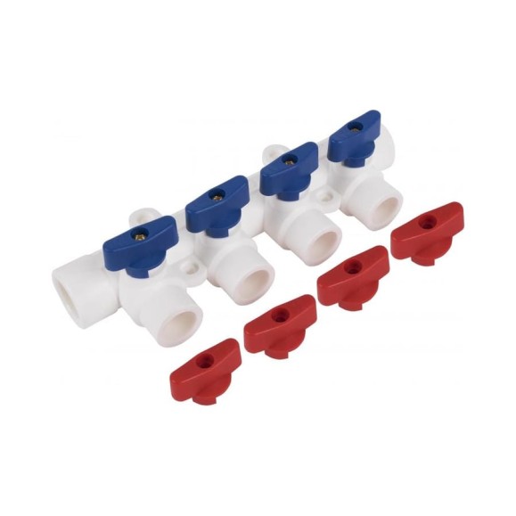 Коллектор TEBO PPR 40x20x4 выхода 030091273
