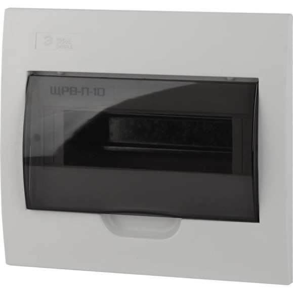 Встраиваемый бокс ЭРА SIMPLE ЩРВ-П-10 модулей, пластик IP41 Б0041512 Встраиваемый бокс ЭРА SIMPLE ЩРВ-П-10 модулей, пластик IP41 Б0041512
