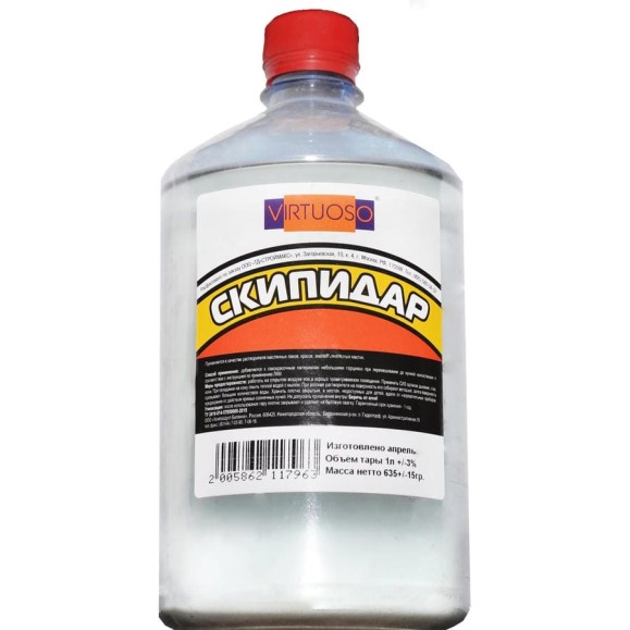 Скипидар VIRTUOSO 1л тех. 586211 Скипидар VIRTUOSO 1л тех. 586211