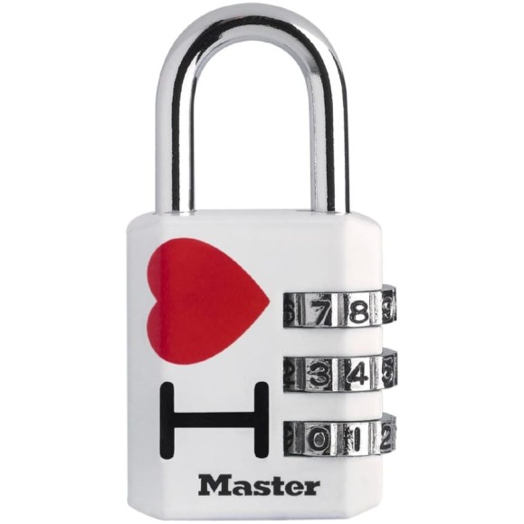 Навесной кодовый замок MasterLock I LOVE 1509EURDLOV Навесной кодовый замок MasterLock I LOVE 1509EURDLOV