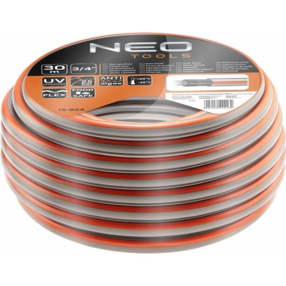 Садовый 4-слойный шланг NEO Tools OPTIMA 3/4" x 30 м 15-824 Садовый 4-слойный шланг NEO Tools OPTIMA 3/4" x 30 м 15-824