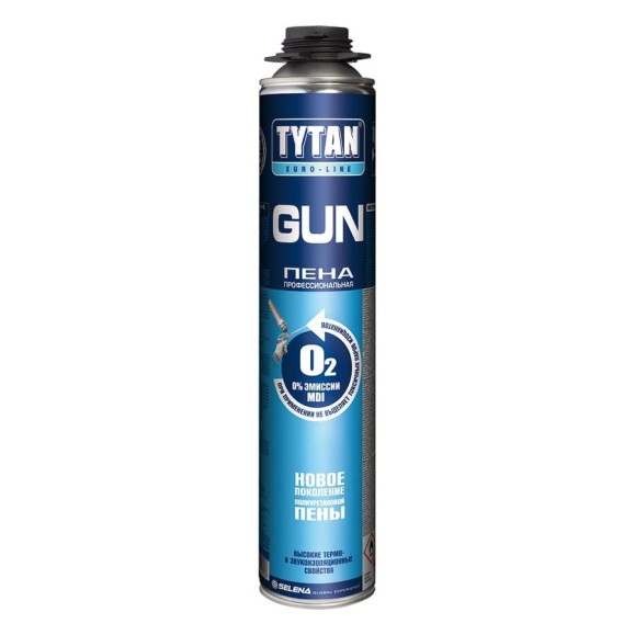 Профессиональная пена TYTAN EURO-LINE GUN 02 летняя 750мл 19953