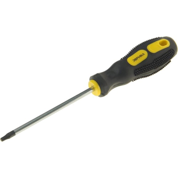 Отвертка TORX Эврика T20х100мм 5мм магнитная с противоскользящей ручкой ER-7DT-03 988155
