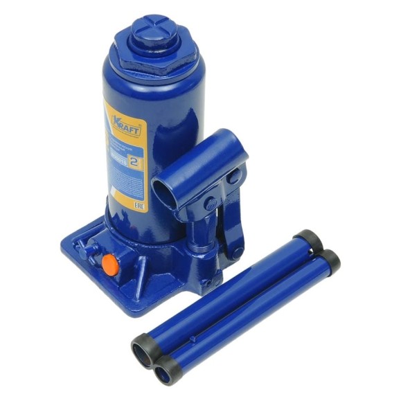 Бутылочный домкрат KRAFT 6 т, в кейсе, min 200mm-max 405mm KT 800016
