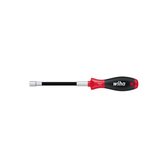 Отвертка Wiha SoftFinish гибкая, торцевая головка 372 SW7,0x150 01438