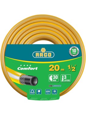 Поливочный армированный 3-х слойный шланг Raco COMFORT 1/2"x20м 40303-1/2-20_z01